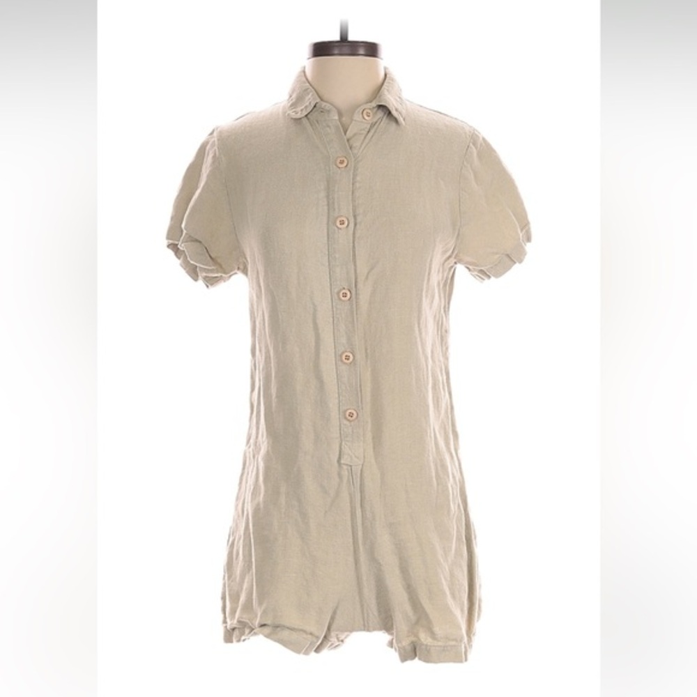 Jungmaven Stillwater Romper 100% Hemp Size Small S Canvas Color USA made